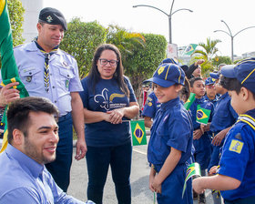 Desfile Cívico de 7 de Setembro - Av. Paulo Faccini - Bosque Maia - Dia 07/09/2019