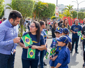 Desfile Cívico de 7 de Setembro - Av. Paulo Faccini - Bosque Maia - Dia 07/09/2019