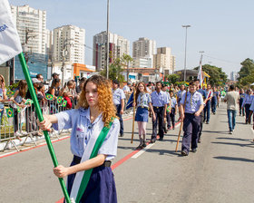 Desfile Cívico de 7 de Setembro - Av. Paulo Faccini - Bosque Maia - Dia 07/09/2019