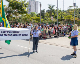 Desfile Cívico de 7 de Setembro - Av. Paulo Faccini - Bosque Maia - Dia 07/09/2019