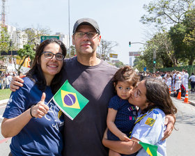 Desfile Cívico de 7 de Setembro - Av. Paulo Faccini - Bosque Maia - Dia 07/09/2019