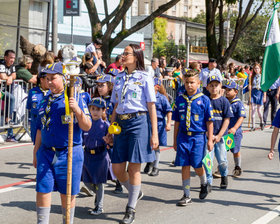 Desfile Cívico de 7 de Setembro - Av. Paulo Faccini - Bosque Maia - Dia 07/09/2019