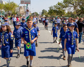 Desfile Cívico de 7 de Setembro - Av. Paulo Faccini - Bosque Maia - Dia 07/09/2019