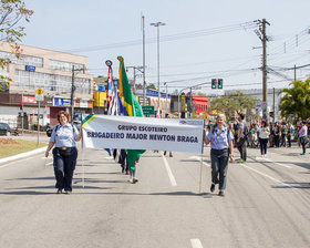 Desfile Cívico de 7 de Setembro - Av. Paulo Faccini - Bosque Maia - Dia 07/09/2019