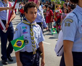 Desfile Cívico de 7 de Setembro - Av. Paulo Faccini - Bosque Maia - Dia 07/09/2019