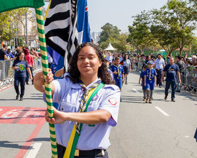 Desfile Cívico de 7 de Setembro - Av. Paulo Faccini - Bosque Maia - Dia 07/09/2019