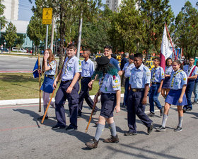 Desfile Cívico de 7 de Setembro - Av. Paulo Faccini - Bosque Maia - Dia 07/09/2019