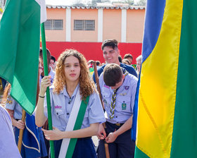 Desfile Cívico de 7 de Setembro - Av. Paulo Faccini - Bosque Maia - Dia 07/09/2019