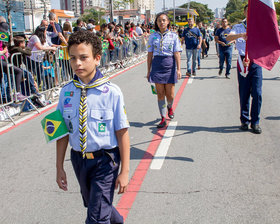 Desfile Cívico de 7 de Setembro - Av. Paulo Faccini - Bosque Maia - Dia 07/09/2019