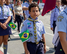 Desfile Cívico de 7 de Setembro - Av. Paulo Faccini - Bosque Maia - Dia 07/09/2019