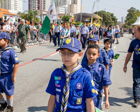 Desfile Cívico de 7 de Setembro - Av. Paulo Faccini - Bosque Maia - Dia 07/09/2019