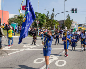 Desfile Cívico de 7 de Setembro - Av. Paulo Faccini - Bosque Maia - Dia 07/09/2019