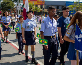 Desfile Cívico de 7 de Setembro - Av. Paulo Faccini - Bosque Maia - Dia 07/09/2019