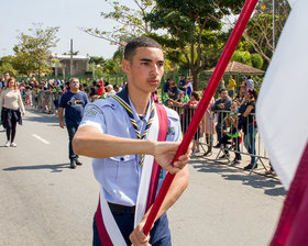 Desfile Cívico de 7 de Setembro - Av. Paulo Faccini - Bosque Maia - Dia 07/09/2019