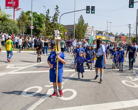 Desfile Cívico de 7 de Setembro - Av. Paulo Faccini - Bosque Maia - Dia 07/09/2019