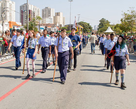 Desfile Cívico de 7 de Setembro - Av. Paulo Faccini - Bosque Maia - Dia 07/09/2019