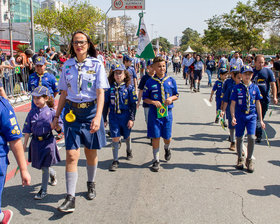 Desfile Cívico de 7 de Setembro - Av. Paulo Faccini - Bosque Maia - Dia 07/09/2019