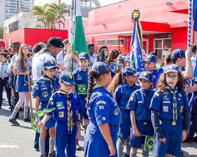 Desfile Cívico de 7 de Setembro - Av. Paulo Faccini - Bosque Maia - Dia 07/09/2019