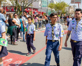 Desfile Cívico de 7 de Setembro - Av. Paulo Faccini - Bosque Maia - Dia 07/09/2019