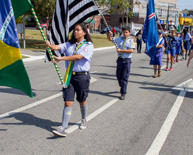 Desfile Cívico de 7 de Setembro - Av. Paulo Faccini - Bosque Maia - Dia 07/09/2019