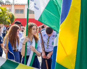 Desfile Cívico de 7 de Setembro - Av. Paulo Faccini - Bosque Maia - Dia 07/09/2019