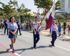 Desfile Cívico de 7 de Setembro - Av. Paulo Faccini - Bosque Maia - Dia 07/09/2019