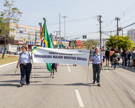 Desfile Cívico de 7 de Setembro - Av. Paulo Faccini - Bosque Maia - Dia 07/09/2019