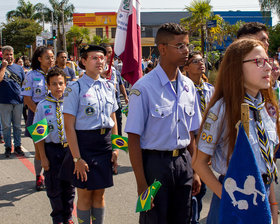 Desfile Cívico de 7 de Setembro - Av. Paulo Faccini - Bosque Maia - Dia 07/09/2019