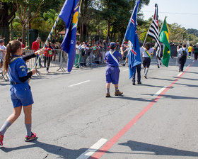 Desfile Cívico de 7 de Setembro - Av. Paulo Faccini - Bosque Maia - Dia 07/09/2019