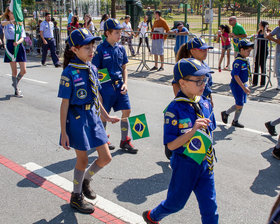Desfile Cívico de 7 de Setembro - Av. Paulo Faccini - Bosque Maia - Dia 07/09/2019