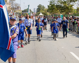 Desfile Cívico de 7 de Setembro - Av. Paulo Faccini - Bosque Maia - Dia 07/09/2019