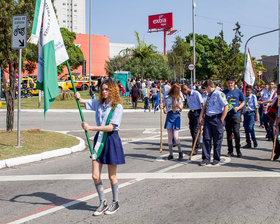 Desfile Cívico de 7 de Setembro - Av. Paulo Faccini - Bosque Maia - Dia 07/09/2019