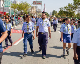 Desfile Cívico de 7 de Setembro - Av. Paulo Faccini - Bosque Maia - Dia 07/09/2019