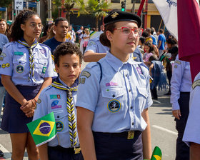 Desfile Cívico de 7 de Setembro - Av. Paulo Faccini - Bosque Maia - Dia 07/09/2019