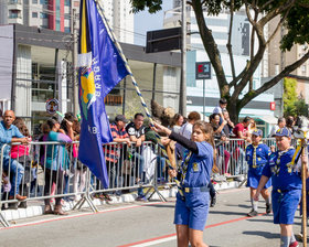 Desfile Cívico de 7 de Setembro - Av. Paulo Faccini - Bosque Maia - Dia 07/09/2019