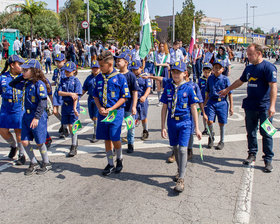 Desfile Cívico de 7 de Setembro - Av. Paulo Faccini - Bosque Maia - Dia 07/09/2019