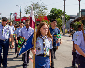 Desfile Cívico de 7 de Setembro - Av. Paulo Faccini - Bosque Maia - Dia 07/09/2019