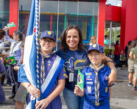 Desfile Cívico de 7 de Setembro - Av. Paulo Faccini - Bosque Maia - Dia 07/09/2019