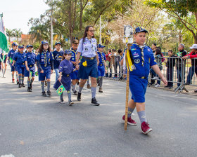 Desfile Cívico de 7 de Setembro - Av. Paulo Faccini - Bosque Maia - Dia 07/09/2019