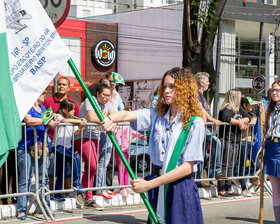 Desfile Cívico de 7 de Setembro - Av. Paulo Faccini - Bosque Maia - Dia 07/09/2019