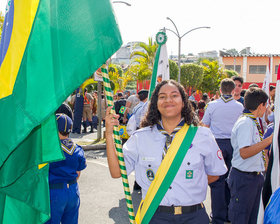 Desfile Cívico de 7 de Setembro - Av. Paulo Faccini - Bosque Maia - Dia 07/09/2019