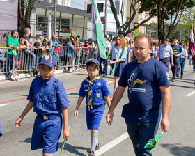 Desfile Cívico de 7 de Setembro - Av. Paulo Faccini - Bosque Maia - Dia 07/09/2019