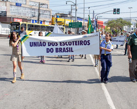 Desfile Cívico de 7 de Setembro - Av. Paulo Faccini - Bosque Maia - Dia 07/09/2019